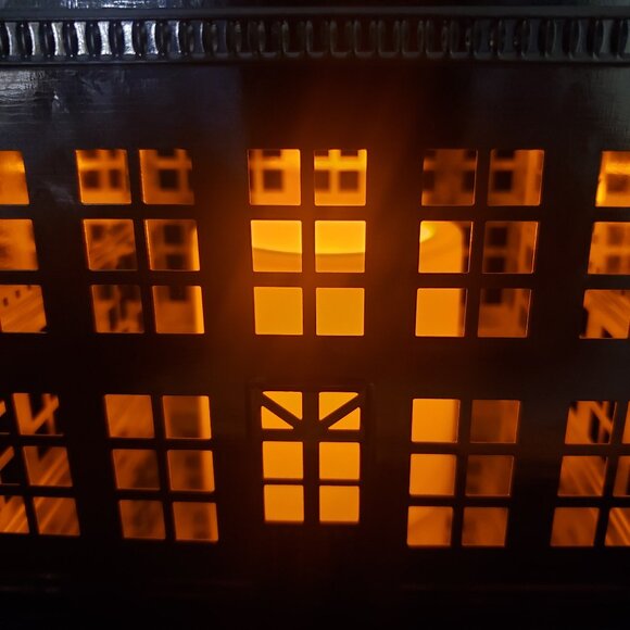 Hallmark Silver Metal Light Up Flame-less Candle Christmas Decor - Picture 2 of 8